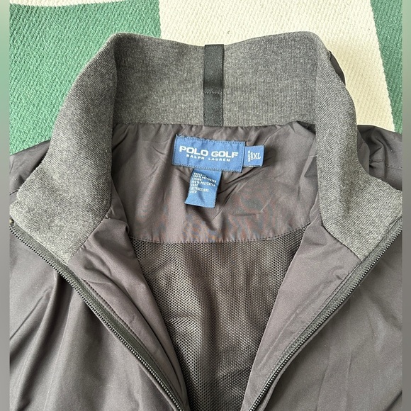 Polo Golf Ralph Lauren XL Black Short Sleeved Light Weight Quarter Zip Pull Over - Picture 2 of 12